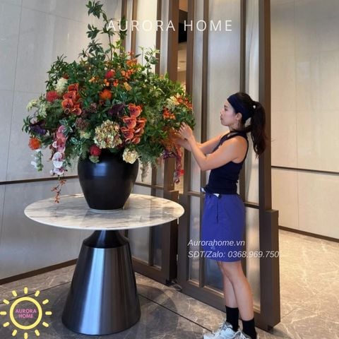 Bình hoa giả lớn VIP Merika trang trí đại sảnh cao cấp