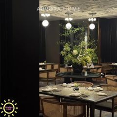 Bình hoa giả lớn trang trí đại sảnh Thiên Nhiên Xanh Mát 02