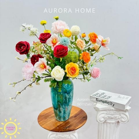 Bình hoa giả nghệ thuật Nhật Nguyệt Nhật