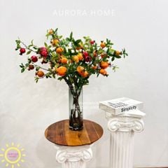 Bình hoa lụa quả lựu nặng trĩu Eka Eka xinh xắn