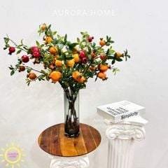 Bình hoa lụa quả lựu nặng trĩu Eka Eka xinh xắn