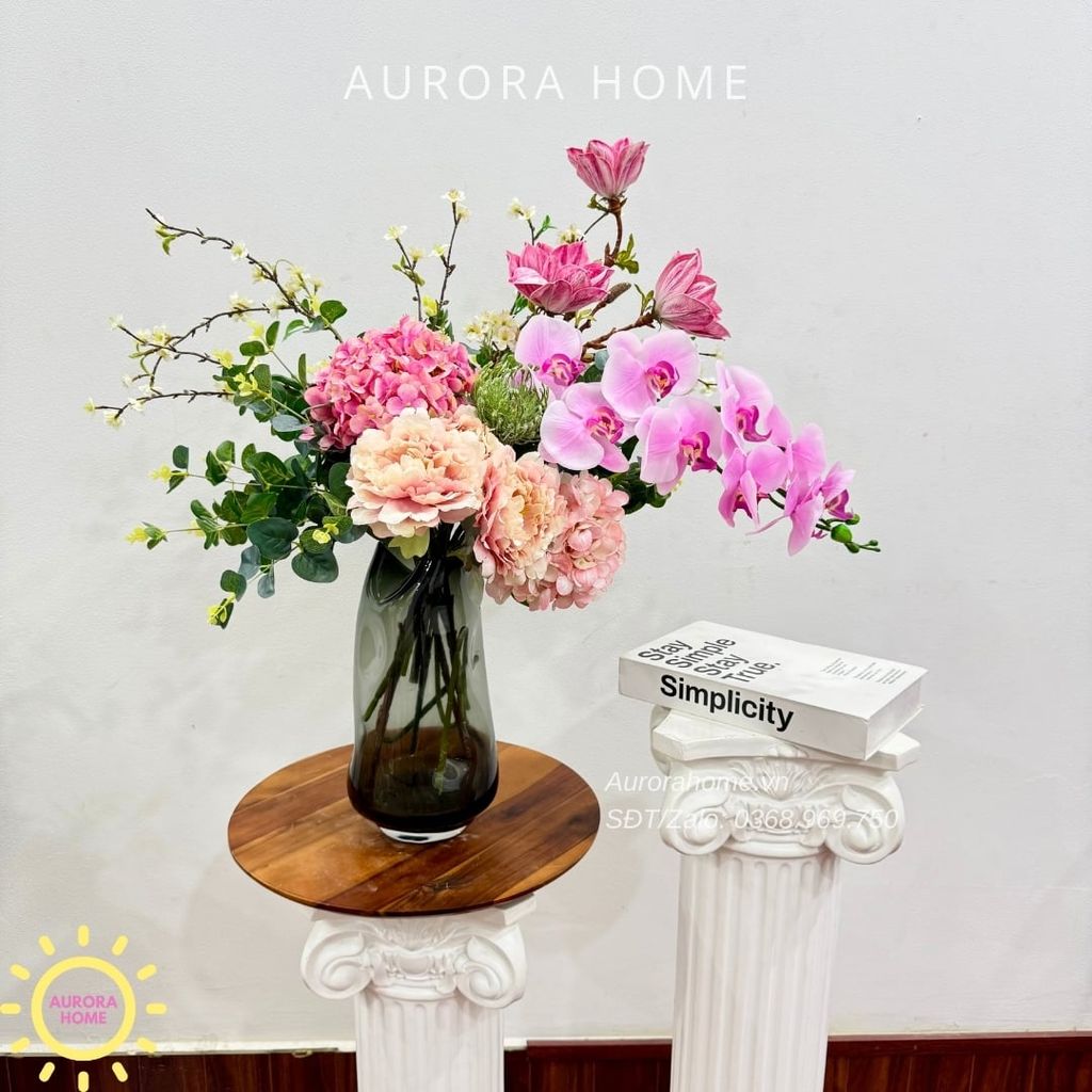 Bình hoa giả cao cấp Zina Timua