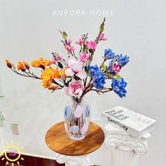 Bình hoa giả hoa mộc lan cao cấp Rita Xinga