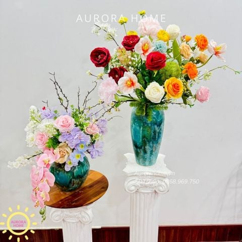 Bình hoa giả nghệ thuật Nhật Nguyệt Nhật