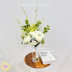 Bình hoa lụa để bàn Mikina xinh xắn