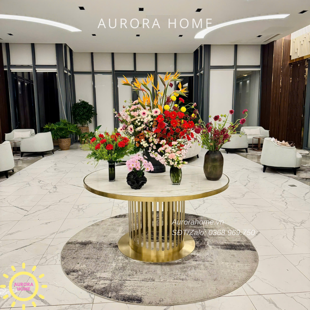 Bộ tháp hoa đại sảnh cao cấp Khu Vườn Xuân Sắc