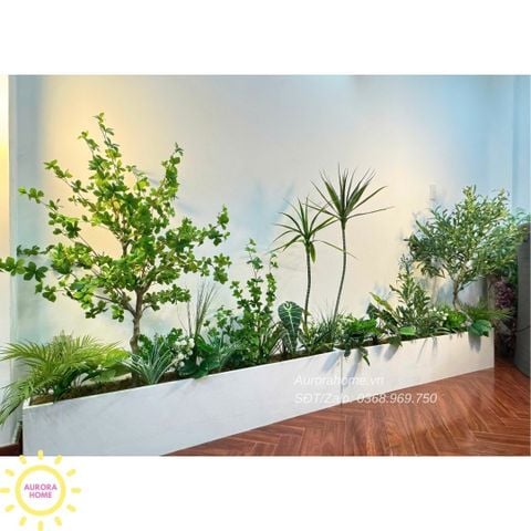 Bồn cây xanh decor trang trí (Mẫu 33)