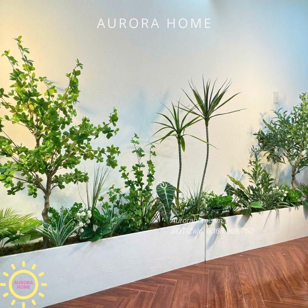 Bồn cây xanh decor trang trí (Mẫu 33)