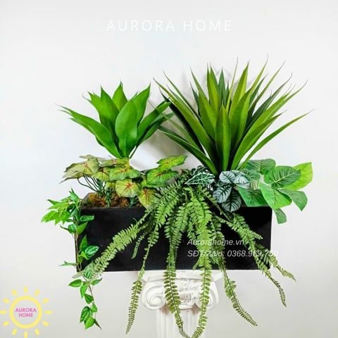 Bồn cây xanh decor trang trí (Mẫu 28)
