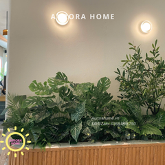 Bồn tiểu cảnh cây giả trang trí Urban Garden 1 - quán Cafe