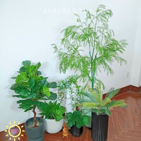 Tiểu cảnh combo cây giả decor (Set 11)