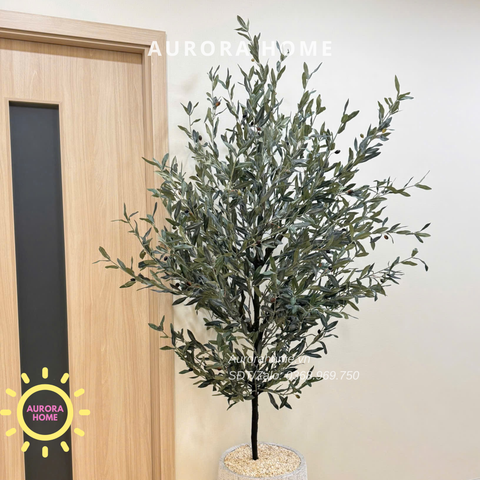 Cây ô liu giả decor trang trí - thiết kế theo yêu cầu (mẫu 4)