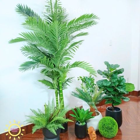 Tiểu cảnh combo cây giả decor (Set 10)