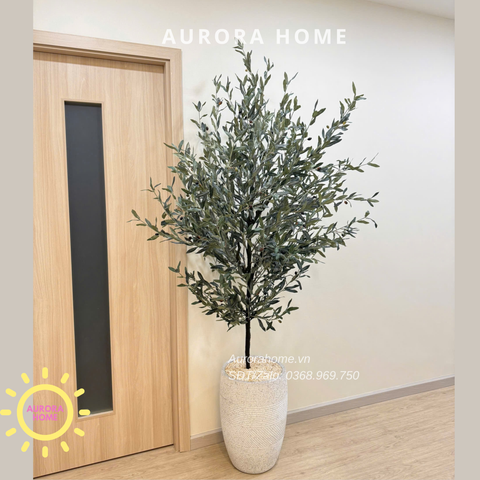 Cây ô liu giả decor trang trí - thiết kế theo yêu cầu (mẫu 4)