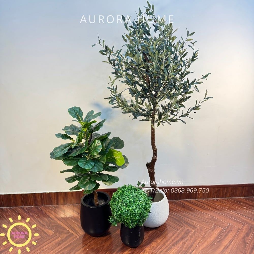Tiểu cảnh combo cây giả decor (Set 08)