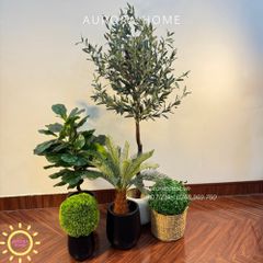 Tiểu cảnh combo cây giả decor (Set 09)