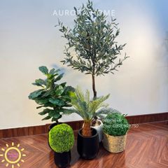Tiểu cảnh combo cây giả decor (Set 09)