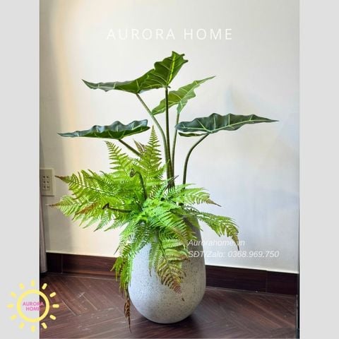 Cây giả trang trí (Set cây decor 05)