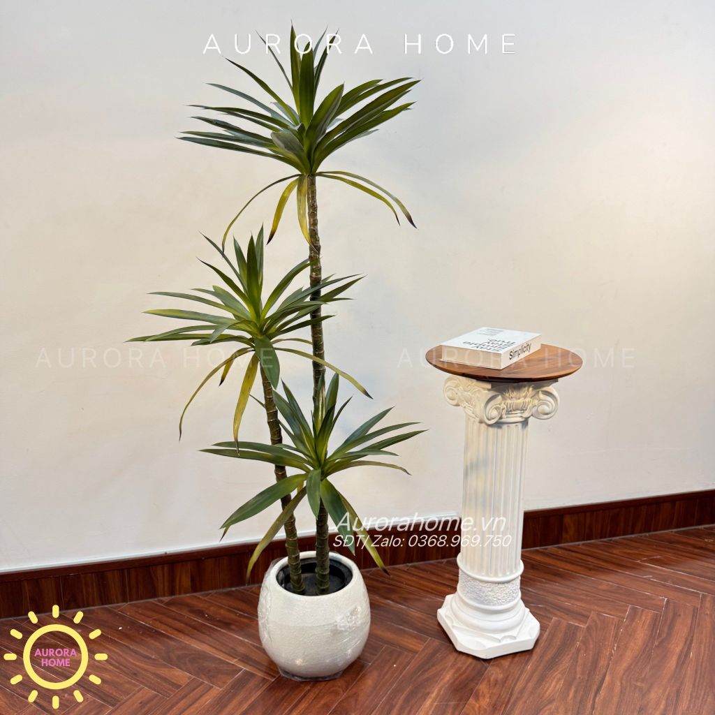 Cây phát tài núi cổ điển cao cấp - cây nhân tạo trang trí