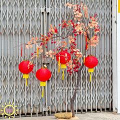 Cây lồng đèn trang trí Tết cổ truyền (Thiết kế theo yêu cầu)