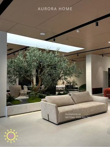 Tiểu cảnh cây ô liu giả khổng lồ trang trí biệt thự (Mẫu 17)