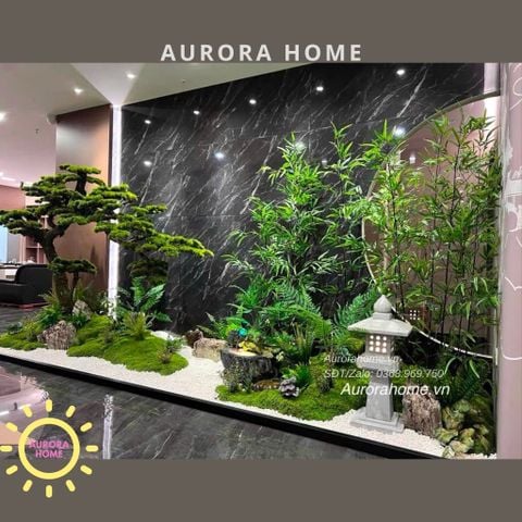 Tiểu cảnh Cây tùng bonsai cao cấp phong cách cổ xưa