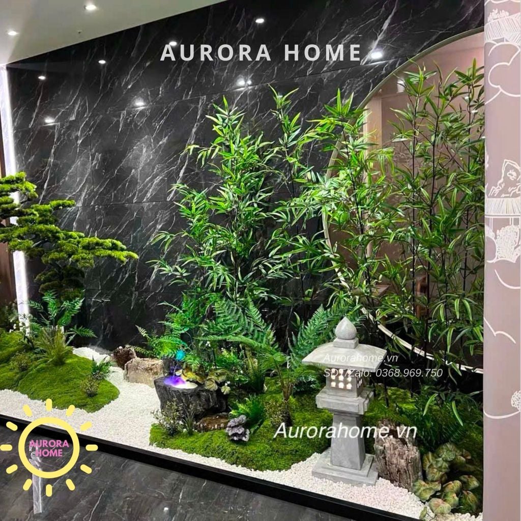 Tiểu cảnh Cây tùng bonsai cao cấp phong cách cổ xưa