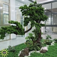 Cây tùng bonsai giả thiết kế theo yêu cầu (Mẫu 16)