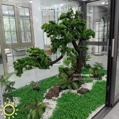 Cây tùng bonsai giả thiết kế theo yêu cầu (Mẫu 16)