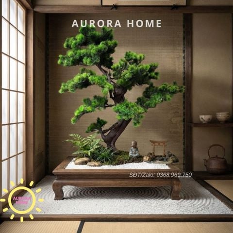 Cây tùng bonsai giả (Mẫu 21)