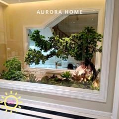 Tiểu cảnh cây tùng bonsai giả (Mẫu 25)