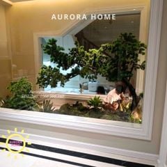 Tiểu cảnh cây tùng bonsai giả (Mẫu 25)