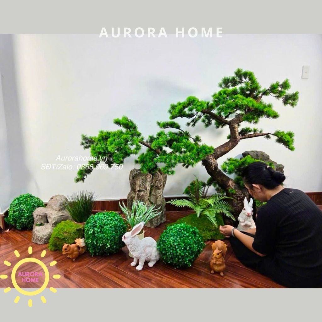 Cây tùng bonsai giả (Mẫu 33)