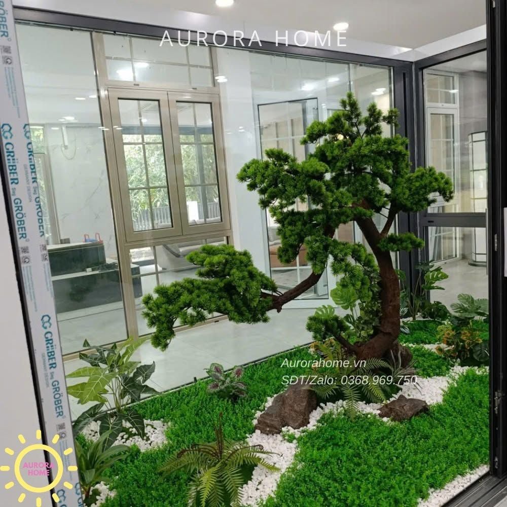 Cây tùng bonsai giả thiết kế theo yêu cầu (Mẫu 16)