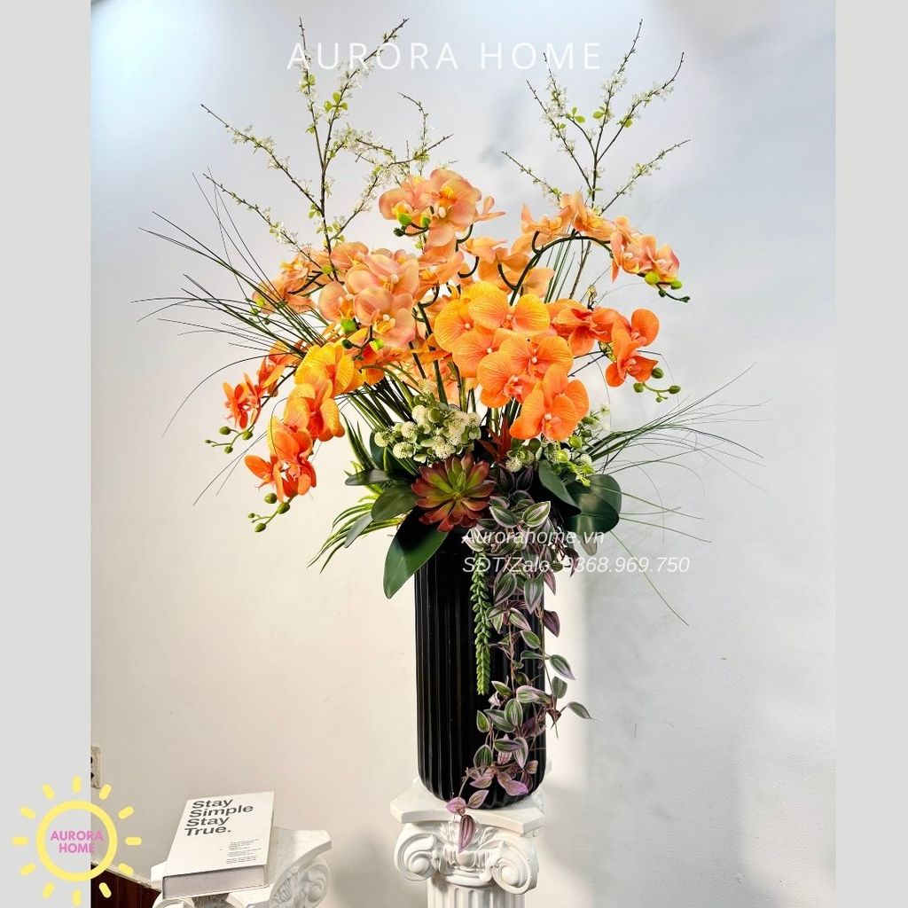 Chậu hoa lan hồ điệp Diễm Cảnh cao cấp