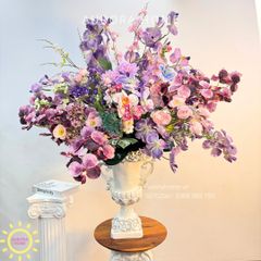 Bình hoa giả lớn trang trí đại sảnh Sakira Kiyouko