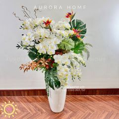 Chậu hoa lan hồ điệp Thanh Dao cắm phối nghệ thuật