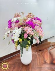 Chậu hoa lan hồ điệp Phi Yến cao cấp (cao 160cm phối 4 mặt)