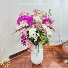 Chậu hoa lan hồ điệp Phi Yến cao cấp (cao 160cm phối 4 mặt)