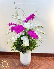 Chậu hoa lan hồ điệp giả Thiên Thời (150cm)