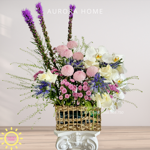 Giỏ hoa tươi chúc mừng Sắc Xuân 17