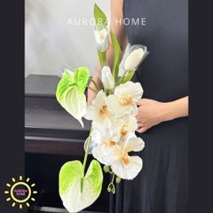 Bó hoa lụa cưới - hoa giả Thanh Khiết 01