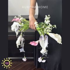 Bó hoa lụa cưới - hoa giả Thanh Khiết 03