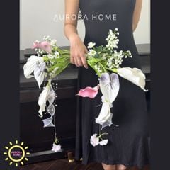 Bó hoa lụa cưới - hoa giả Thanh Khiết 03