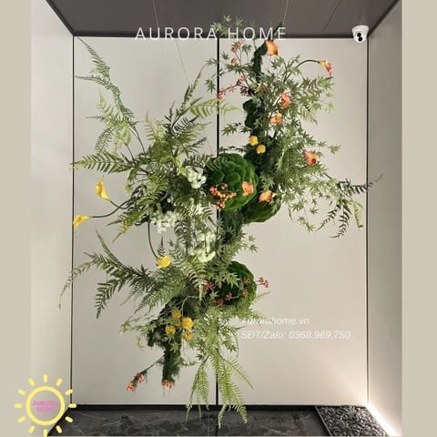 Dãy hoa giả tiểu cảnh trang trí Ara Nina