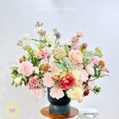 Bình hoa đại sảnh lớn trang trí Cảnh Sắc Mùa Xuân