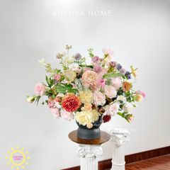 Bình hoa đại sảnh lớn trang trí Cảnh Sắc Mùa Xuân