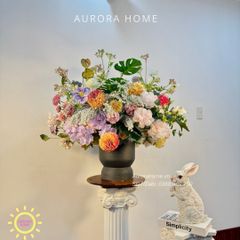 Bình hoa đại sảnh lớn trang trí Cảnh Sắc Mùa Xuân