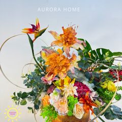 Bình hoa đại sảnh lớn trang trí Vẻ Đẹp Đồng Quê