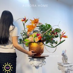 Bình hoa đại sảnh lớn trang trí Vẻ Đẹp Đồng Quê